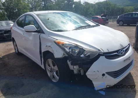 2013 Hyundai Elantra Gls from USA, damaged, VIN 5NPDH4AE8DH443565